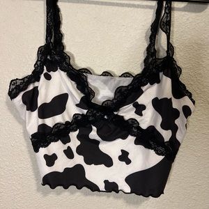 Silk Cow Crop Top